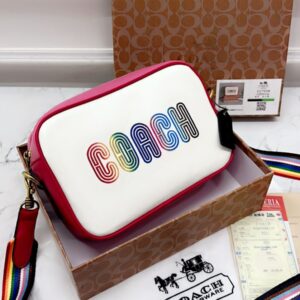 COACHH JAMIE CAMERA BAG WITH RAINBOW